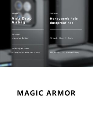 Захисний чохол Deexe Matte Skin with MagSafe (FF) для Samsung Galaxy Fold 7 - Black