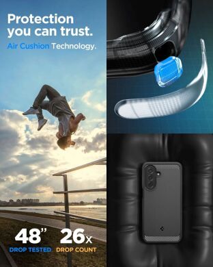 Защитный чехол Spigen Rugged Armor для Samsung Galaxy A27 (A276) ACS11313 - Matte Black