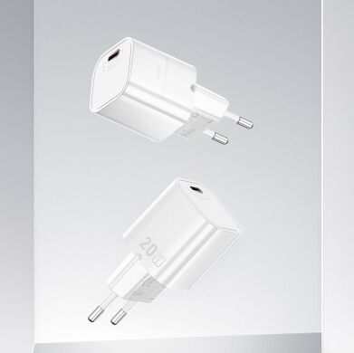 Сетевое зарядное устройство WIWU Wi-G014 GaN 20W (Type-C) - White