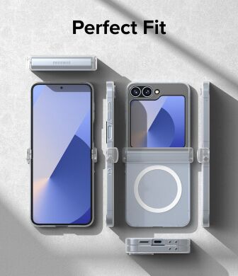 Захисний чохол Ringke Slim Hinge Magnetic для Samsung Galaxy Flip 6 (8809961787676) - Matte Clear