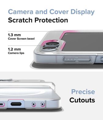 Захисний чохол Ringke Slim Hinge Magnetic для Samsung Galaxy Flip 6 (8809961787676) - Matte Clear