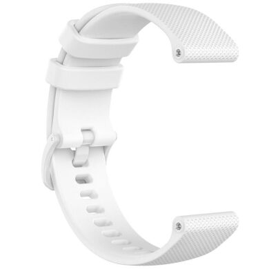 Ремінець UniCase Rhombus Texture для годинників з шириною кріплення 18 мм - White