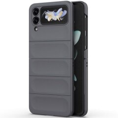 Защитный чехол Deexe Terra Case (FF) для Samsung Galaxy Flip 4 - Dark Grey