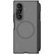 Пластиковый чехол NILLKIN Super Frosted Shield Magnetic (S Pen) для Samsung Galaxy Fold 8 Ultra - Transparent Black. Фото 2 из 20