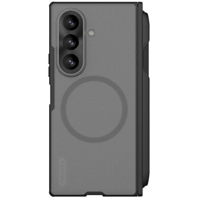 Пластиковый чехол NILLKIN Super Frosted Shield Magnetic (S Pen) для Samsung Galaxy Fold 8 Ultra - Transparent Black
