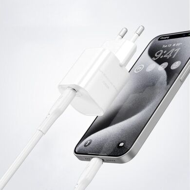 Сетевое зарядное устройство WIWU Wi-G014 GaN 20W (Type-C) - White