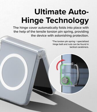 Захисний чохол Ringke Slim Hinge Magnetic для Samsung Galaxy Flip 6 (8809961787676) - Matte Clear