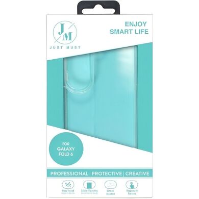 Защитный чехол Just Must Silicone Case (FF) для Samsung Galaxy Fold 6 (6977248565292) - Clear