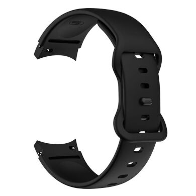 Ремешок Deexe Soft Silicone для Samsung Galaxy Watch 5 (40/44mm) / 5 Pro (45mm) - Black
