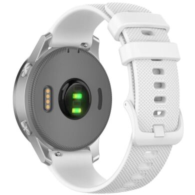 Ремінець UniCase Rhombus Texture для годинників з шириною кріплення 18 мм - White