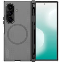 Пластиковый чехол NILLKIN Super Frosted Shield Magnetic (S Pen) для Samsung Galaxy Fold 8 Ultra - Transparent Black