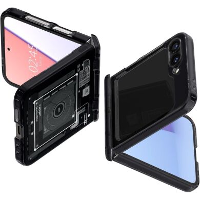 Защитный чехол Spigen (SGP) Ultra Hybrid Pro Zero One для Samsung Galaxy Flip 6 (ACS08289) - Black