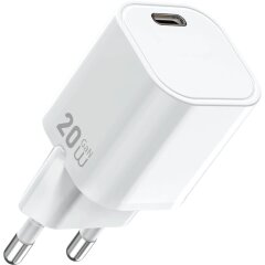 Сетевое зарядное устройство WIWU Wi-G014 GaN 20W (Type-C) - White