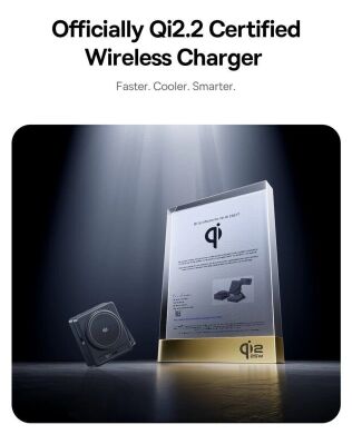 Беспроводное зарядное устройство Baseus PicoGo AF21 3 in 1 Qi2 35W + кабель Type-C to Type-C (1m) E0205402 - Black