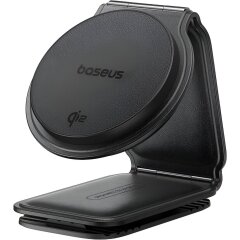 Автомобильный держатель с беспроводной зарядкой Baseus PrimeTrip C02 (15W) C40169003111-00 - Black