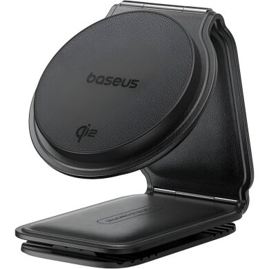 Автомобильный держатель с беспроводной зарядкой Baseus PrimeTrip C02 (15W) C40169003111-00 - Black