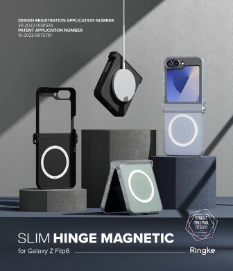 Захисний чохол Ringke Slim Hinge Magnetic для Samsung Galaxy Flip 6 (8809961787676) - Matte Clear