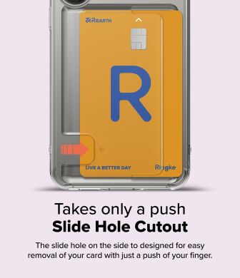 Защитный чехол Ringke Fusion Card для Samsung Galaxy S25 (S931) 8800274968219 - Clear