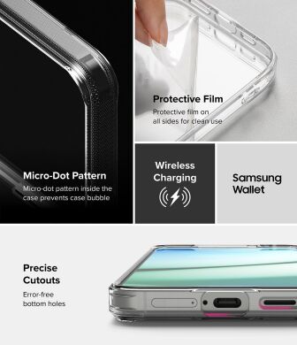 Защитный чехол Ringke Fusion Card для Samsung Galaxy S25 (S931) 8800274968219 - Clear