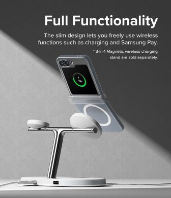 Захисний чохол Ringke Slim Hinge Magnetic для Samsung Galaxy Flip 6 (8809961787676) - Matte Clear