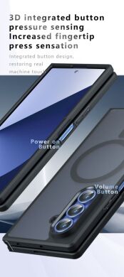 Захисний чохол Deexe Matte Skin with MagSafe (FF) для Samsung Galaxy Fold 7 - Black
