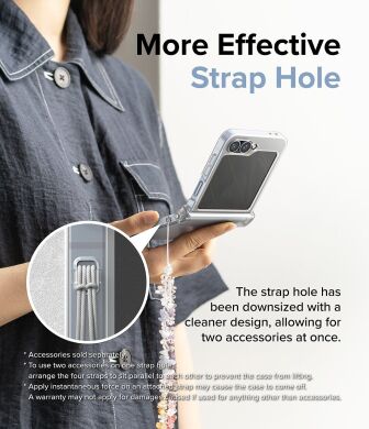 Захисний чохол Ringke Slim Hinge Magnetic для Samsung Galaxy Flip 6 (8809961787676) - Matte Clear
