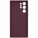 Чохол Silicone Cover для Samsung Galaxy S22 Ultra (S908) EF-PS908TEEGRU - Burgundy