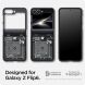 Защитный чехол Spigen (SGP) Ultra Hybrid Pro Zero One для Samsung Galaxy Flip 6 (ACS08289) - Black. Фото 13 из 18