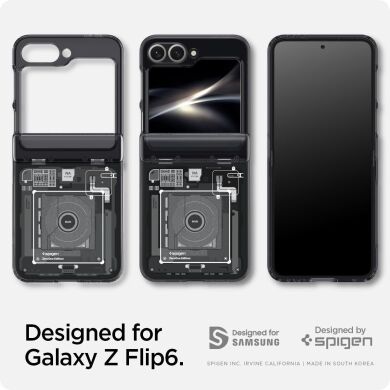 Защитный чехол Spigen (SGP) Ultra Hybrid Pro Zero One для Samsung Galaxy Flip 6 (ACS08289) - Black
