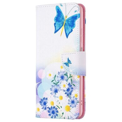 Чохол-книжка Deexe Color Wallet для Samsung Galaxy M53 (M536) - Butterfly and Flowers