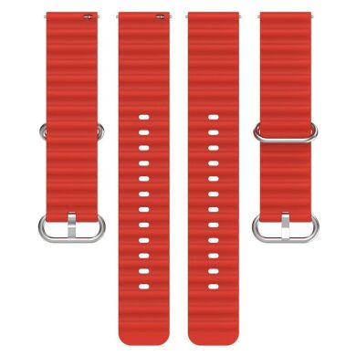 Ремінець Deexe Ocean Strap для годинників з шириною кріплення 20 мм - Red