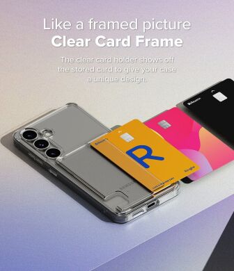 Защитный чехол Ringke Fusion Card для Samsung Galaxy S25 (S931) 8800274968219 - Clear