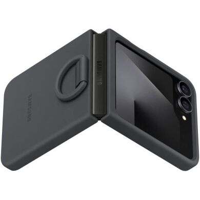 Захисний чохол Silicone Case (FF) для Samsung Galaxy Flip 6 / Flip 7 FE (EF-PF741TBEGUA) - Black