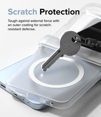 Захисний чохол Ringke Slim Hinge Magnetic для Samsung Galaxy Flip 6 (8809961787676) - Matte Clear