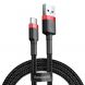 Дата-кабель BASEUS Kevlar Series type-c 2A (2м) - Black / Red. Фото 1 из 20