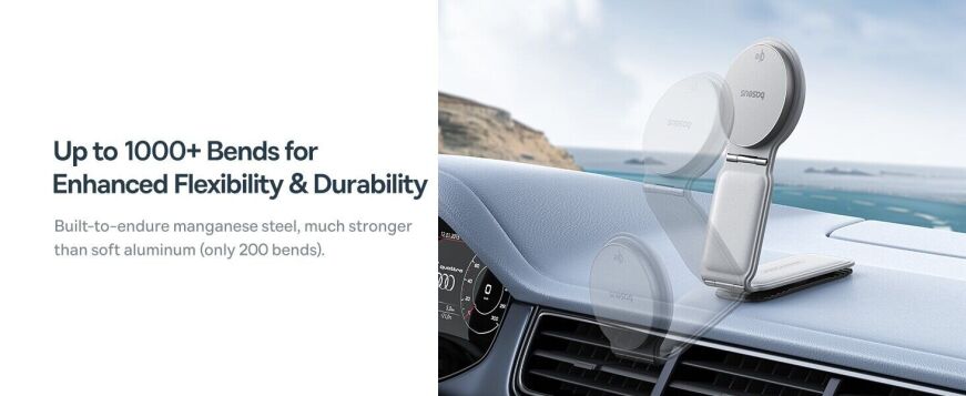 Автомобильный держатель с беспроводной зарядкой Baseus PrimeTrip C02 (15W) C40169003111-00 - Black