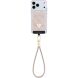 Кардхолдер с ремешком для смартфона Guess triangle MagSafe (GUBPWMWSP4GTP) - Pink. Фото 2 из 6