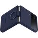 Защитный чехол Silicone Cover with Ring для Samsung Galaxy Flip 4 (EF-PF721TNEGUA) - Navy. Фото 4 из 6