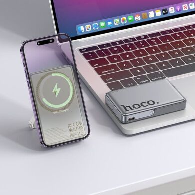 Зовнішній акумулятор Hoco Q36A 20W (10000mAh) - Gray