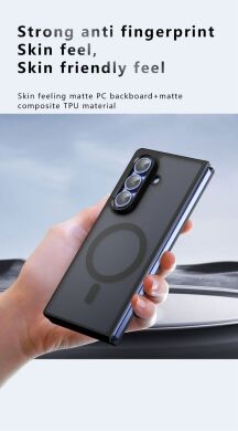 Захисний чохол Deexe Matte Skin with MagSafe (FF) для Samsung Galaxy Fold 7 - Black