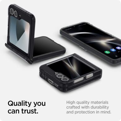 Защитный чехол Spigen (SGP) Ultra Hybrid Pro Zero One для Samsung Galaxy Flip 6 (ACS08289) - Black