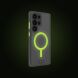Защитный чехол SKINARMA SAIDO NITEGLOW Mag-Charge для Samsung Galaxy S25 Ultra (S938) - Green. Фото 4 из 4