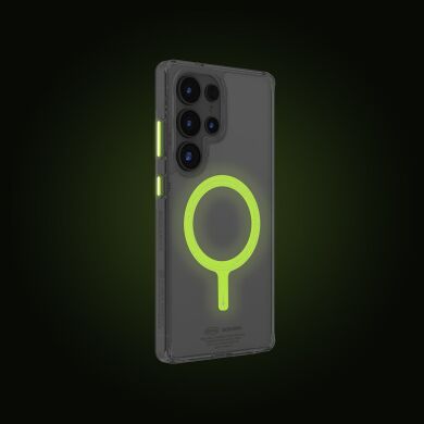 Защитный чехол SKINARMA SAIDO NITEGLOW Mag-Charge для Samsung Galaxy S25 Ultra (S938) - Green