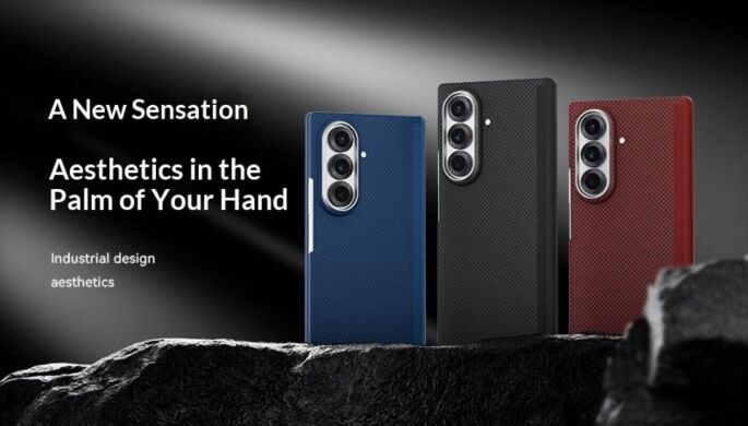 Защитный чехол GKK Dual Axis Case для Samsung Galaxy Fold 8 Ultra - Black