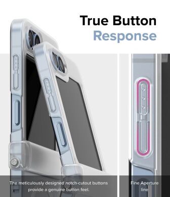 Захисний чохол Ringke Slim Hinge Magnetic для Samsung Galaxy Flip 6 (8809961787676) - Matte Clear