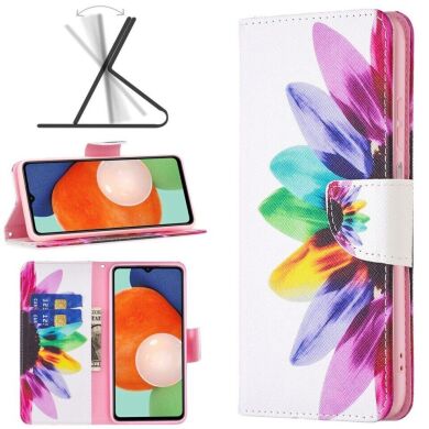 Чехол-книжка Deexe Color Wallet для Samsung Galaxy A13 (А135) - Sunflower