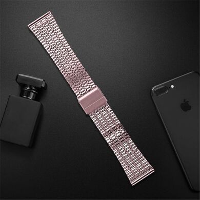 Ремешок UniCase Space Stainless Steel для часов с шириной крепления 20 мм - Pink