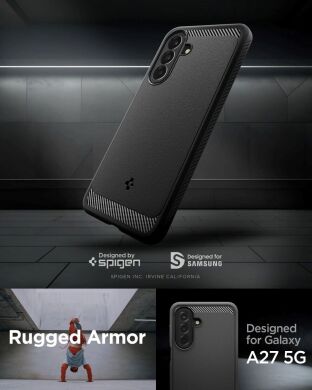 Защитный чехол Spigen Rugged Armor для Samsung Galaxy A27 (A276) ACS11313 - Matte Black