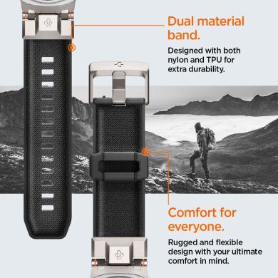 Ремінець Spigen DuraPro Armor для Samsung Galaxy Watch 8 (40/44mm) / 8 Classic AMP10118 - Black