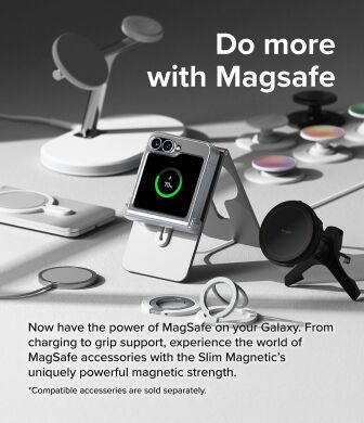 Захисний чохол Ringke Slim Hinge Magnetic для Samsung Galaxy Flip 6 (8809961787676) - Matte Clear